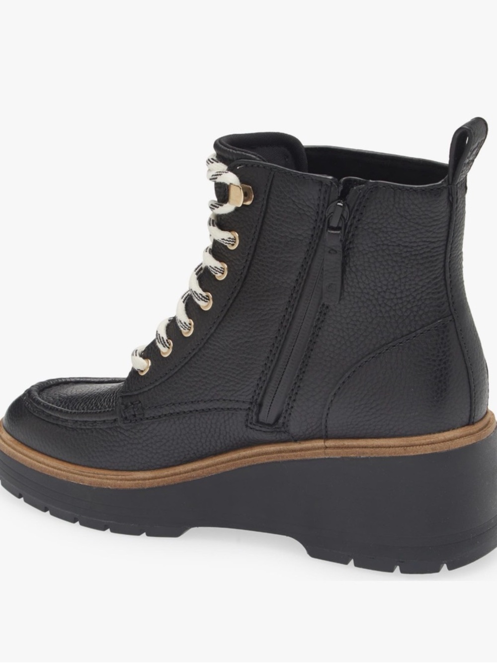 COLE HAAN Zerogrand Cityquest Waterproof Wedge Bootie - Picture 3 of 4